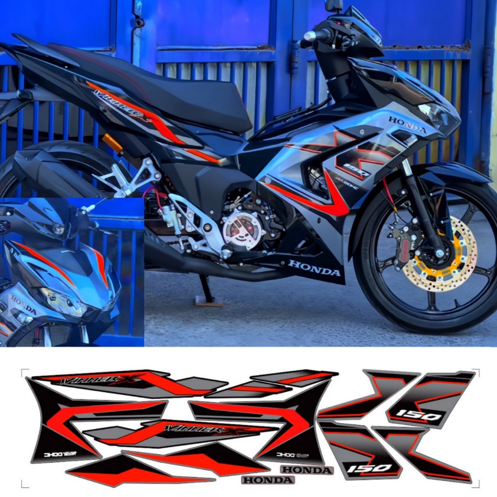 Tem rời WINNER X V3 nhãn dán cao cấp chất liệu in 3 lớp PPF chống nước không phai màu.