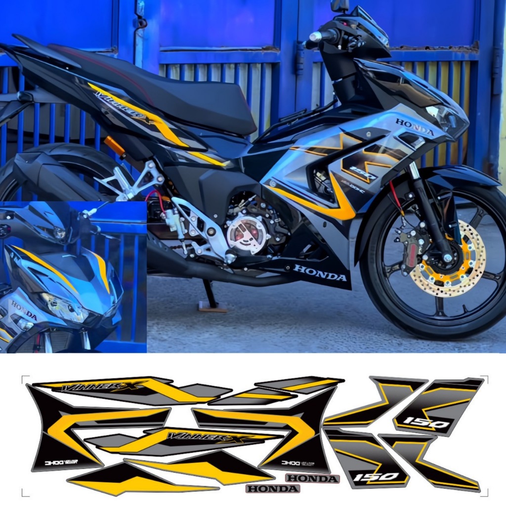 Tem rời WINNER X V3 nhãn dán cao cấp chất liệu in 3 lớp PPF chống nước không phai màu.