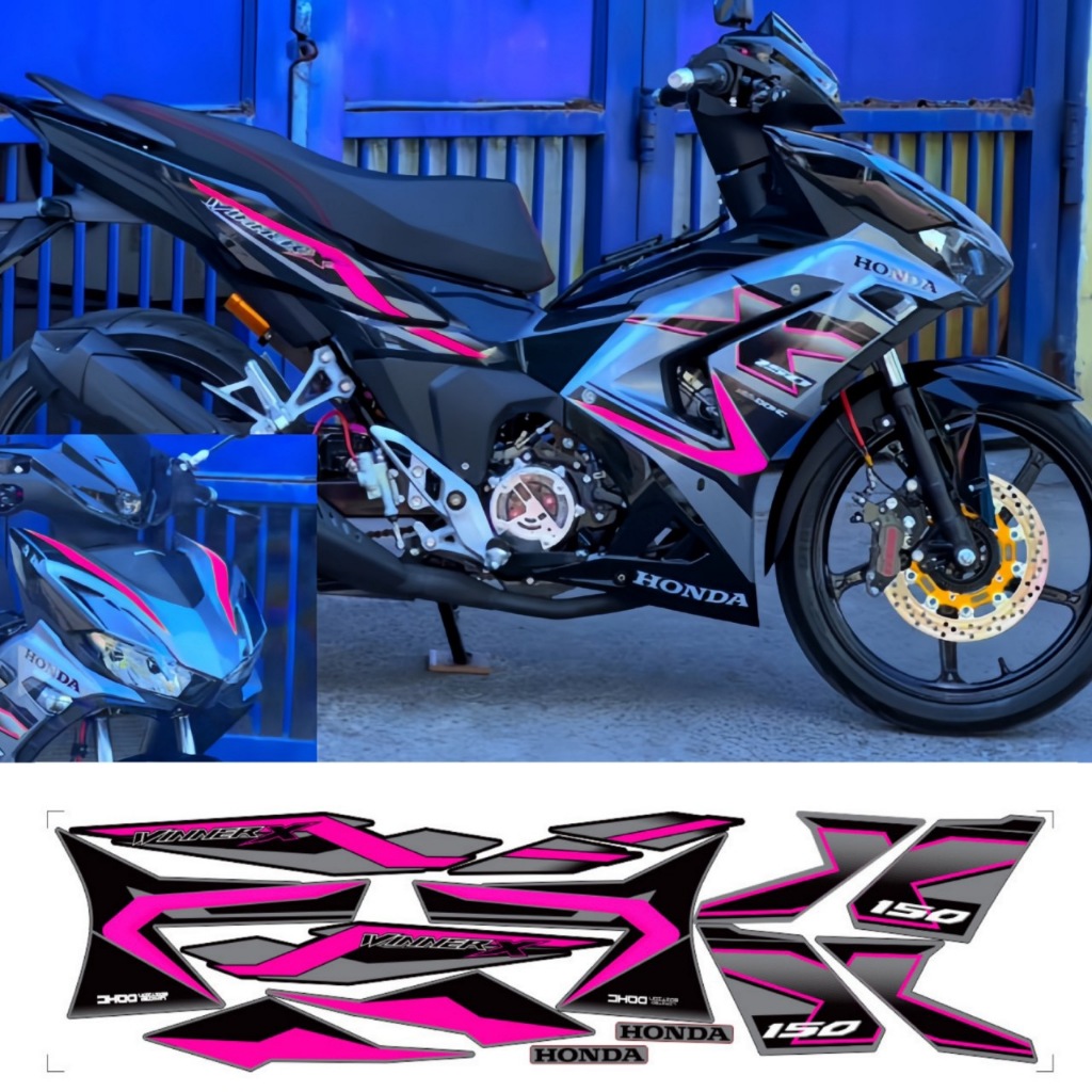 Tem rời WINNER X V3 nhãn dán cao cấp chất liệu in 3 lớp PPF chống nước không phai màu.