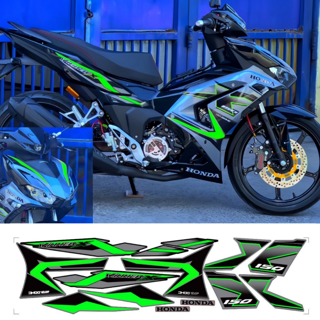 Tem rời WINNER X V3 nhãn dán cao cấp chất liệu in 3 lớp PPF chống nước không phai màu.
