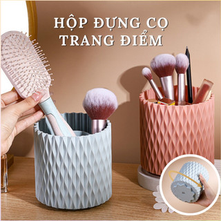 Hộp Đựng Cọ Trang Điểm Thiết Kế Thông Minh 5 Ngăn Xoay 360, Hộp Đựng Đồ Để Bàn Đa Năng Tiện Dụng 88459