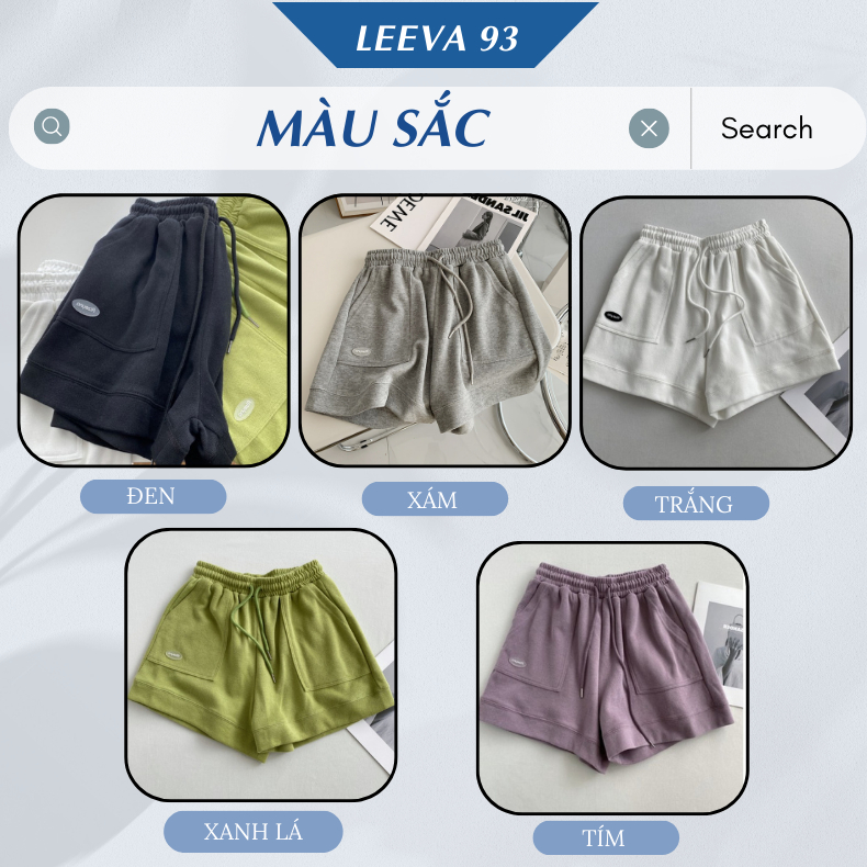 Quần đùi nữ form rộng Quần short nữ thể thao, vải da cá lưng thun thiết kế rút dây thời trang năng động 3005