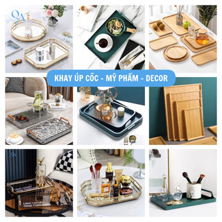 Khay Úp Cốc | Khay Mỹ Phẩm | Khay Phụ Kiện - Decor | Khay Gương | Khay Gỗ | Khay Bánh | Khay Trà