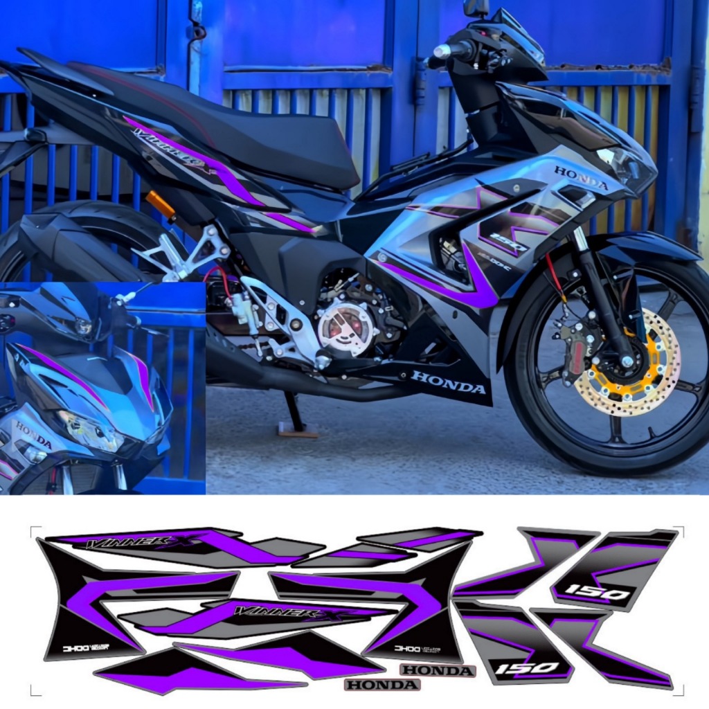 Tem rời WINNER X V3 nhãn dán cao cấp chất liệu in 3 lớp PPF chống nước không phai màu.