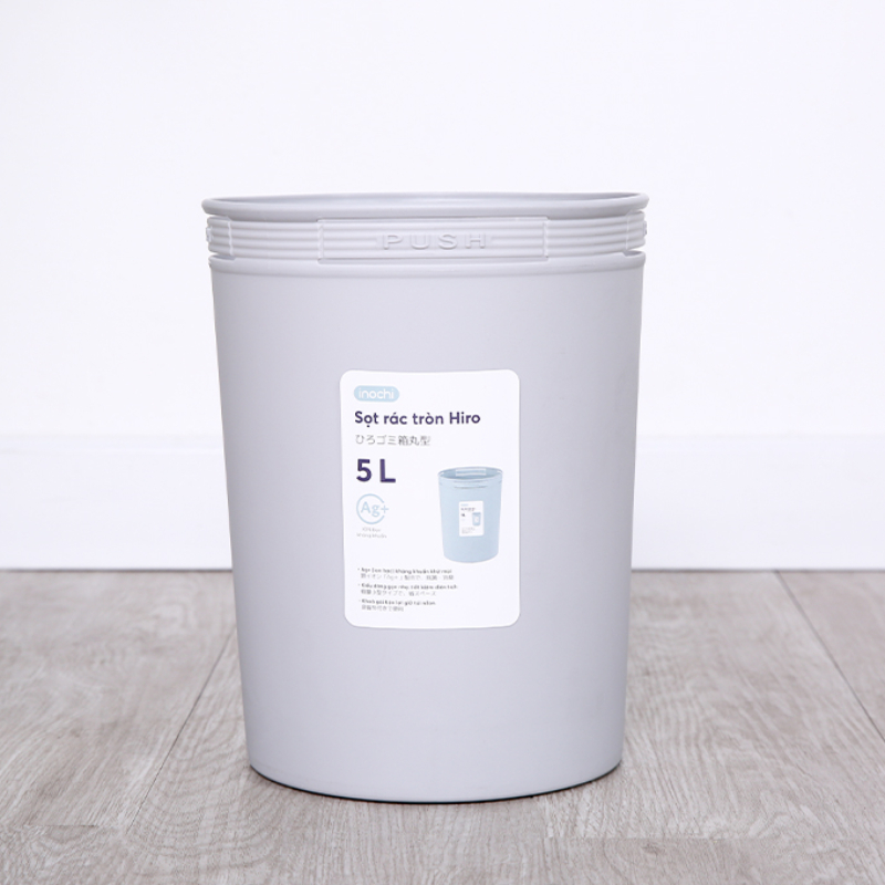 Sọt rác văn phòng nhựa cao cấp Hiro 5L-10L-15L - CHÍNH HÃNG INOCHI