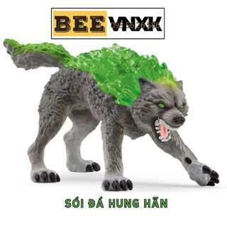 Đồ chơi SCHLEICH mô hình Sói đá hung hãn cao cấp chính hãng xuất dư, không tag hộp BEE VNXK