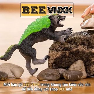 Đồ chơi SCHLEICH mô hình Sói đá hung hãn cao cấp chính hãng xuất dư, không tag hộp BEE VNXK