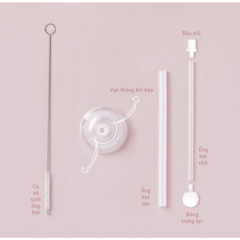 Ảnh Bộ ống tập hút kèm bóng trọng lực và cọ rửa Spectra 1
