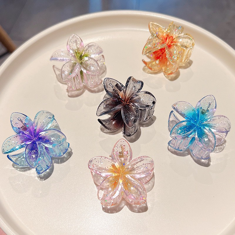 Kẹp sứ nhũ keo lỳ 4cm