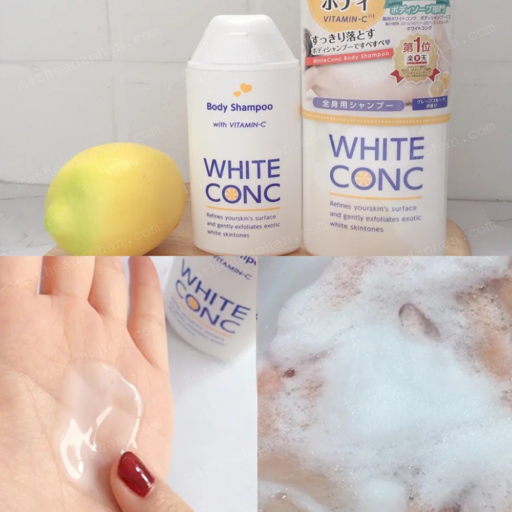 Sữa Tắm Giúp Dưỡng Trắng Sáng Toàn Thân White Conc Body Shampoo CII (Chai 150ml)