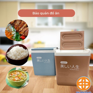 Phích Đá Vuông Hokori 12L, 18L Giữ Nhiệt Lên Đến 48h, Phích Đá Việt Nhật Cao Cấp Cam Homeware (3917)