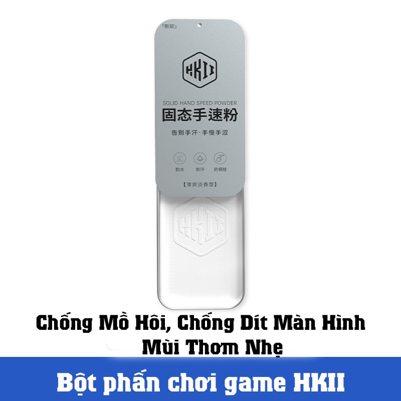 Bản Mới Phấn Chơi Game, Bột Phấn Cho Game Thủ Chống Mồ Hôi HKII Siêu Nhạy, Chống Dít Trơn Trượt Màn Hình