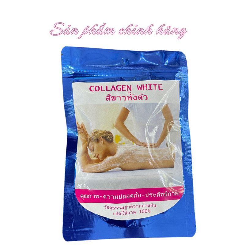 Tắm trắng nhanh Collagen white Thái Lan 120g