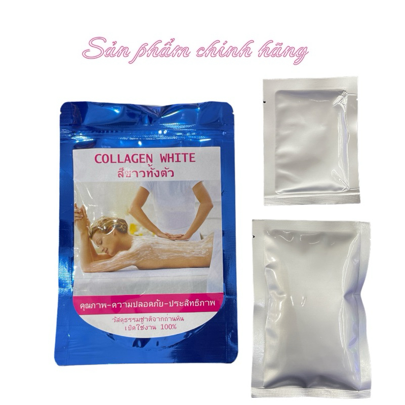 Tắm trắng nhanh Collagen white Thái Lan 120g