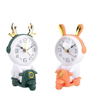 Đồng hồ báo thức hình thú cute nhiều hình, đồng hồ báo thức xe máy siucute