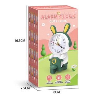 Đồng hồ báo thức hình thú cute nhiều hình, đồng hồ báo thức xe máy siucute