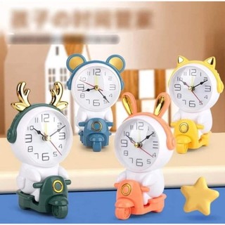 Đồng hồ báo thức hình thú cute nhiều hình, đồng hồ báo thức xe máy siucute