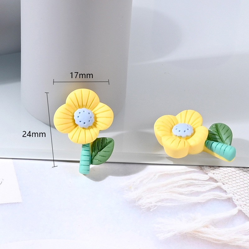 Charm hoa cành tươi không cần tưới dùng làm phụ kiện handmade D.I.Y