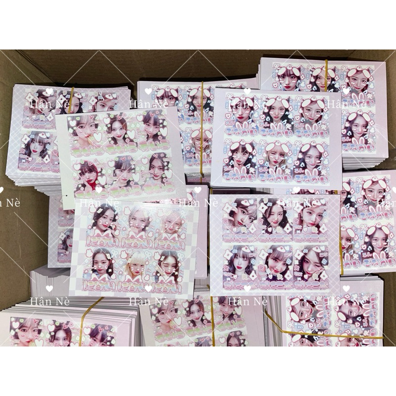 STICKER BẾ VIỀN IVE SIZE 7x9 MIX 20t | Shopee Việt Nam