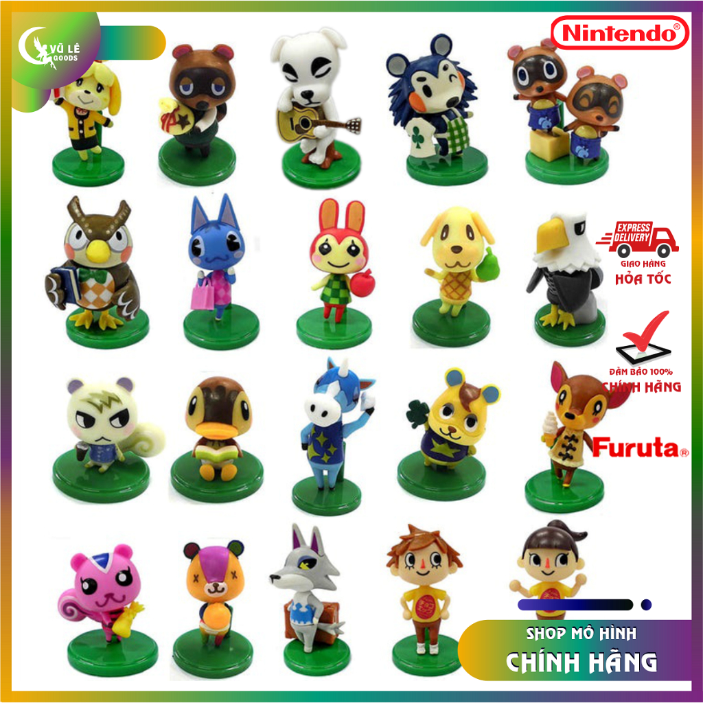 Mô hình mini Animal Crossing Choco Egg chính hãng Furuta Nintendo mini ...