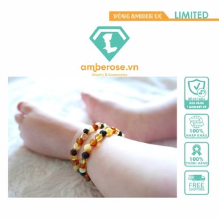 Vòng  Amber cho bé chuẩn tự nhiên từ 0 - 10  tuổi - Amberose.vn