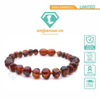 Vòng  Amber cho bé chuẩn tự nhiên từ 0 - 10  tuổi - Amberose.vn