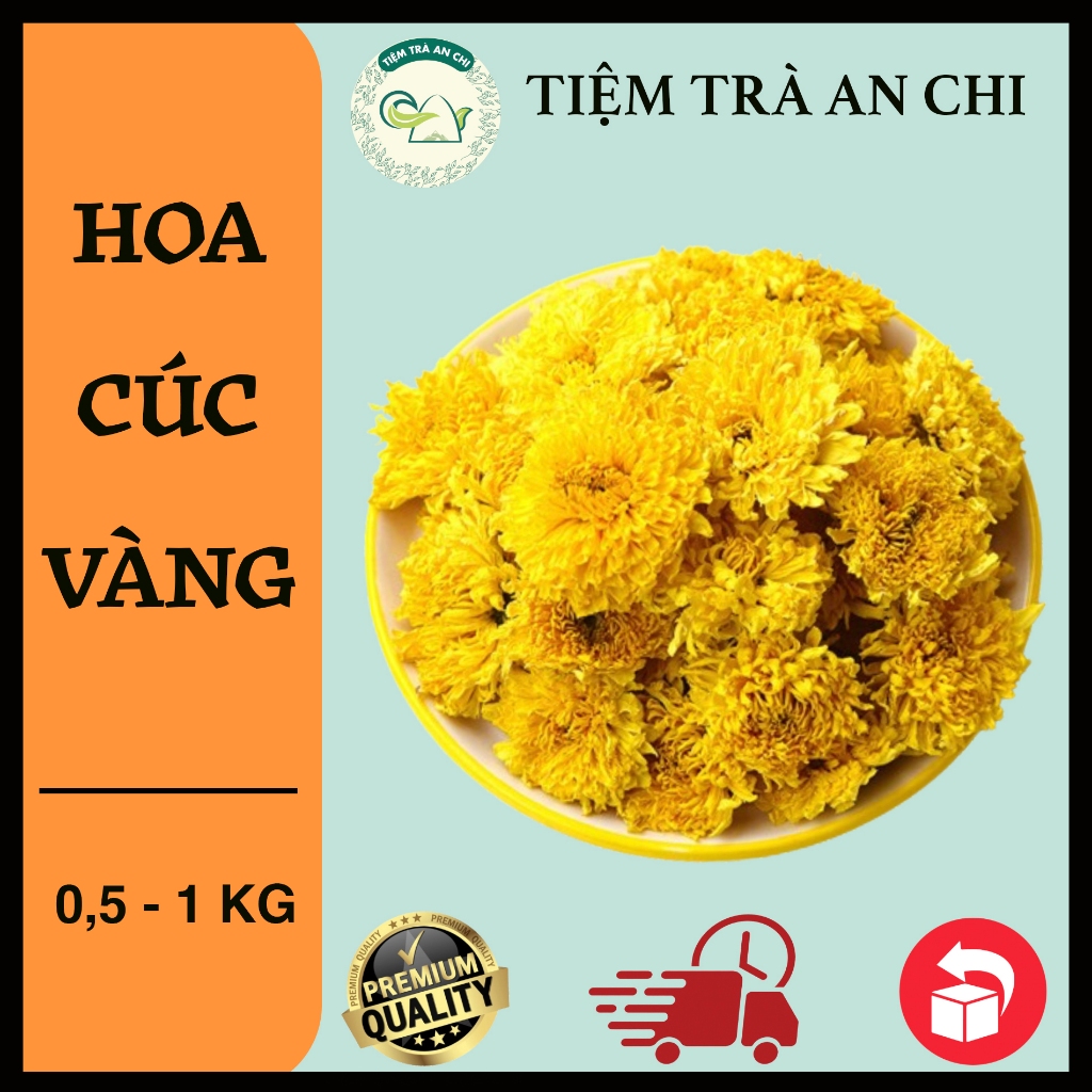 500g Trà Hoa cúc Vàng sấy lạnh thượng hạng giúp an thần, ngủ ngon, dưỡng nhan