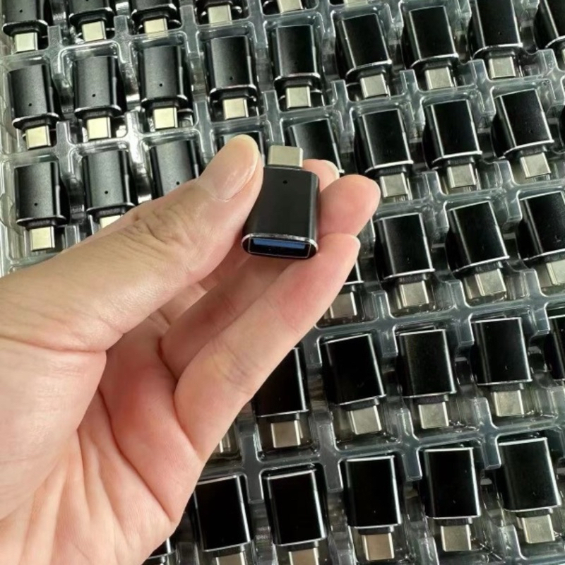 Đầu Chuyển Đổi OTG USB Sang Type C Cho Máy Tính/Điện Thoại, Phù Hợp Với Apple,Xiaomi Có Sáng LED | BigBuy360 - bigbuy360.vn