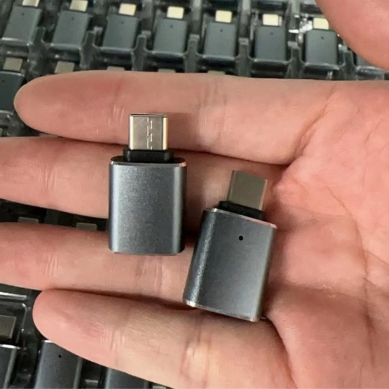 Đầu Chuyển Đổi OTG USB Sang Type C Cho Máy Tính/Điện Thoại, Phù Hợp Với Apple,Xiaomi Có Sáng LED | BigBuy360 - bigbuy360.vn