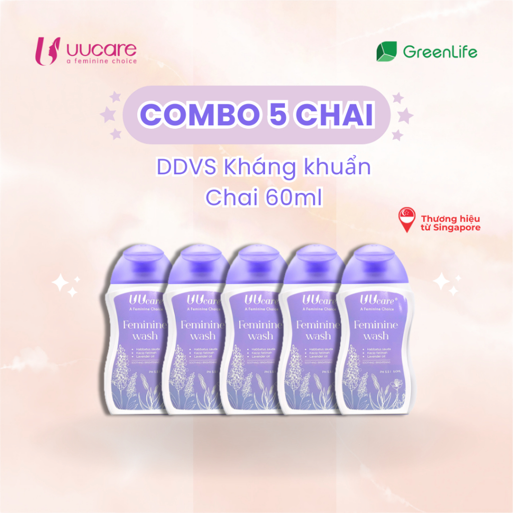 Ảnh Dung dịch vệ sinh phụ nữ UUcare 60ml 3