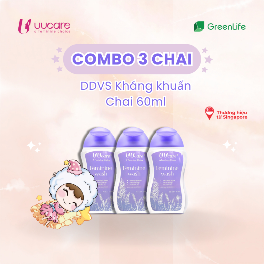 Ảnh Dung dịch vệ sinh phụ nữ UUcare 60ml 2