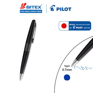 Bút bi ký Pilot Mr3 Retro Pop mực xanh tip ngòi 0.7mm (Thân Houndstooth) BP-MR3-F-HT-L