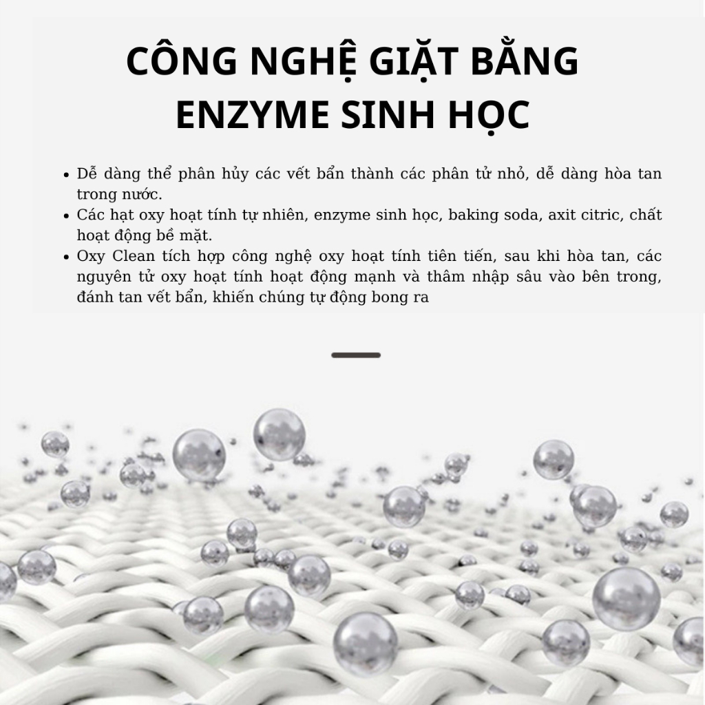 Bột Tẩy Trắng Quần Áo, Tẩy Vết Ố Vàng Bẩn, Đánh Bay Mọi Vết Bẩn