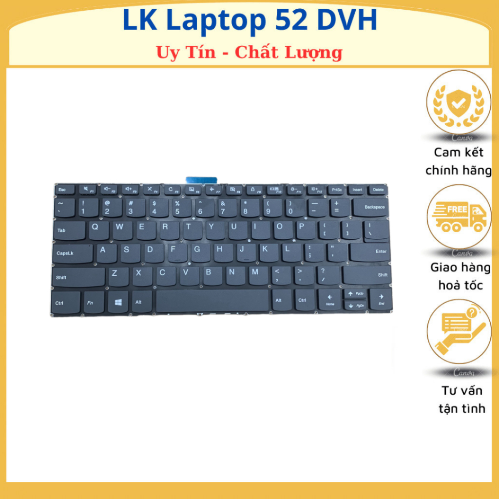 Bàn Phím Lenovo Yoga 520-14ISK ZIN Dùng cho 520-14IKB, Ideapad V330-14ISK, V330-14IKB, V130-14IKB
