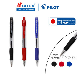 Bút bi Pilot Super Grip tip ngòi 0.7mm