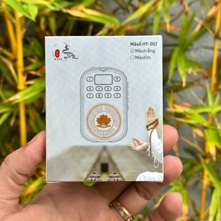 Loa nghe kinh niệm phật HY-002 vân gỗ sẵn 55 bài / có khe thẻ nhớ / cổng tai nghe 3.5mm / nghe liên tục 8h (nhiều màu)