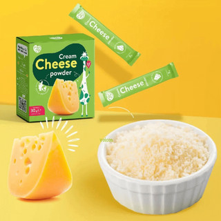 Phô mai tách muối Mămmy 1 gói 3g, dạng bột phô mai rắc cơm, cháo cho bé ăn dặm, giàu canxi, protein