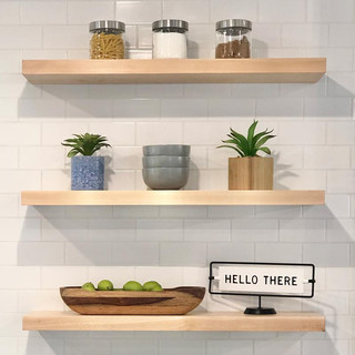 Sét 3 kệ gỗ treo tường decor  cây cảnh mini