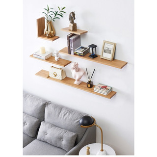 Sét 3 kệ gỗ treo tường decor  cây cảnh mini
