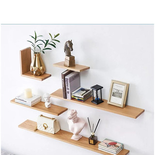 Sét 3 kệ gỗ treo tường decor  cây cảnh mini