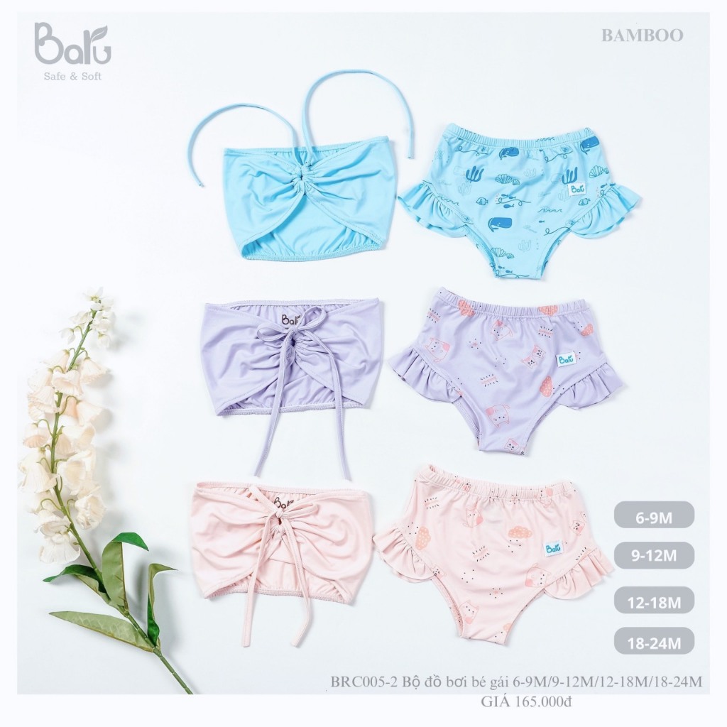 Bộ đồ bơi cho bé gái 2 mảnh-BRC005-2