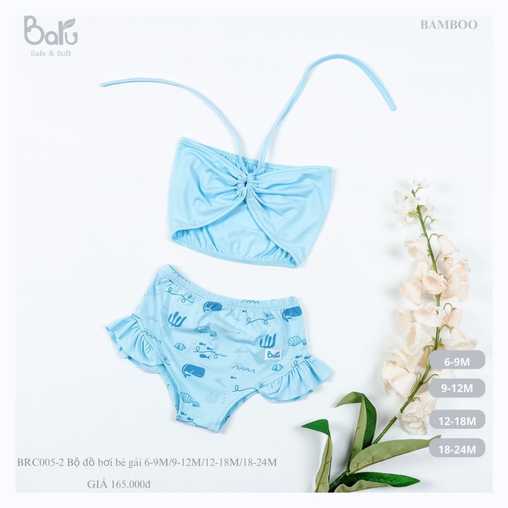 Bộ đồ bơi cho bé gái 2 mảnh-BRC005-2