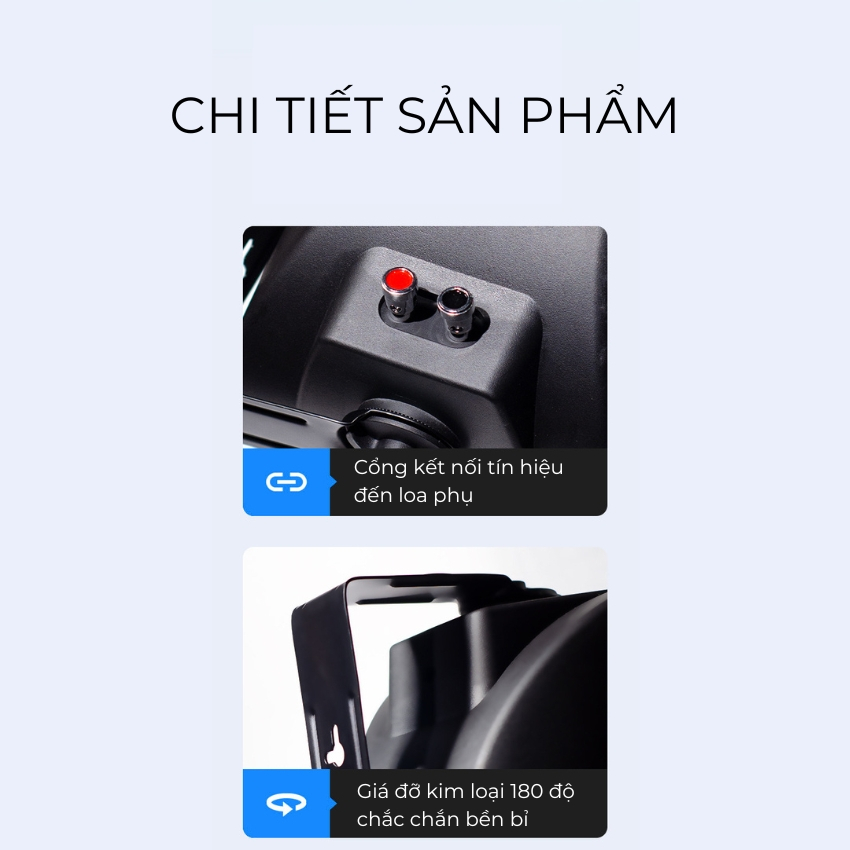 Loa bluetooth treo tường HY313 công suất 40W nghe nhạc du dương, nhẹ nhàng dành cho trường học, quán cafe nhà hàng spa