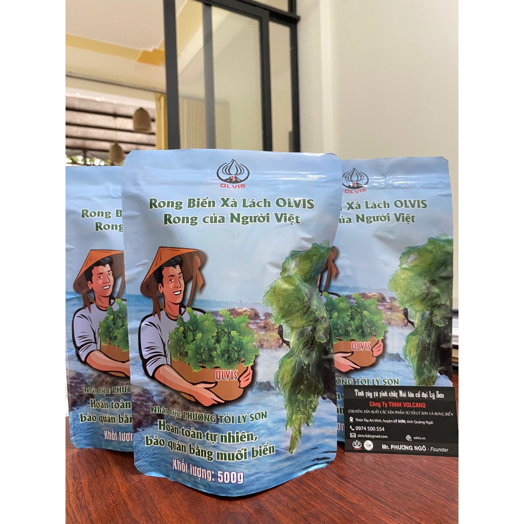 Rong Xà Lách Ulva Lactuca sấy lạnh hộp 100g - Rong biển Lý Sơn chính ...