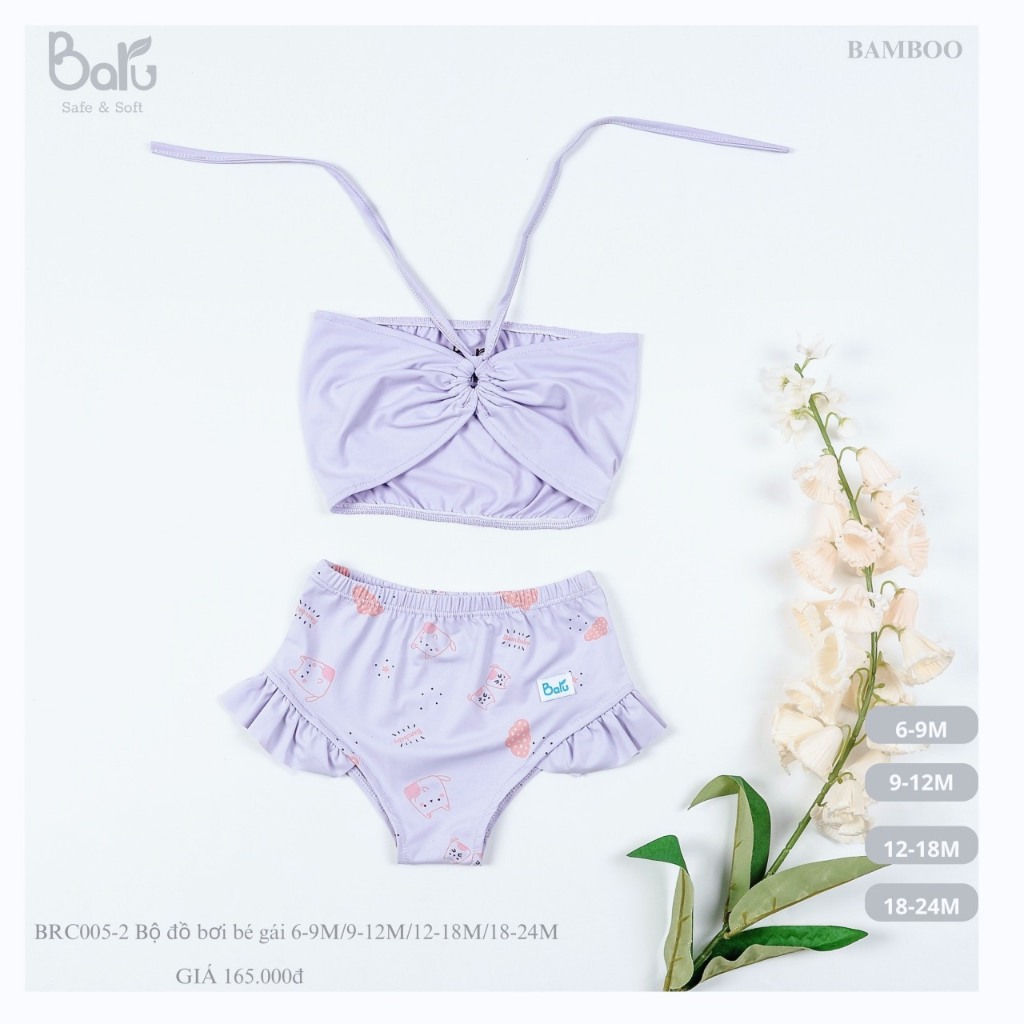 Bộ đồ bơi cho bé gái 2 mảnh-BRC005-2