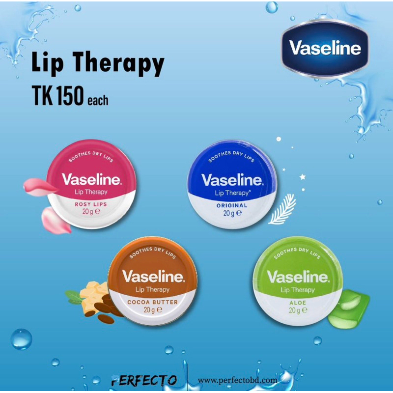 Sáp dưỡng môi Vaseline Lip Therapy 20g UK