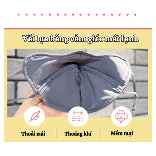 Khẩu trang chống nắng trẻ em ECO 2 lớp chống tia UV thoáng khí mềm mại dây điều chỉnh phù hợp cho bé