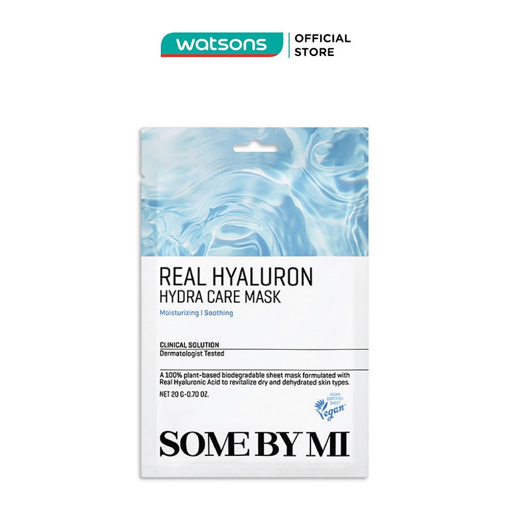 Mặt Nạ Giấy Some By Mi Cung Cấp Độ Ẩm Cho Da Real Hyaluron Hydra Care Mask 20g