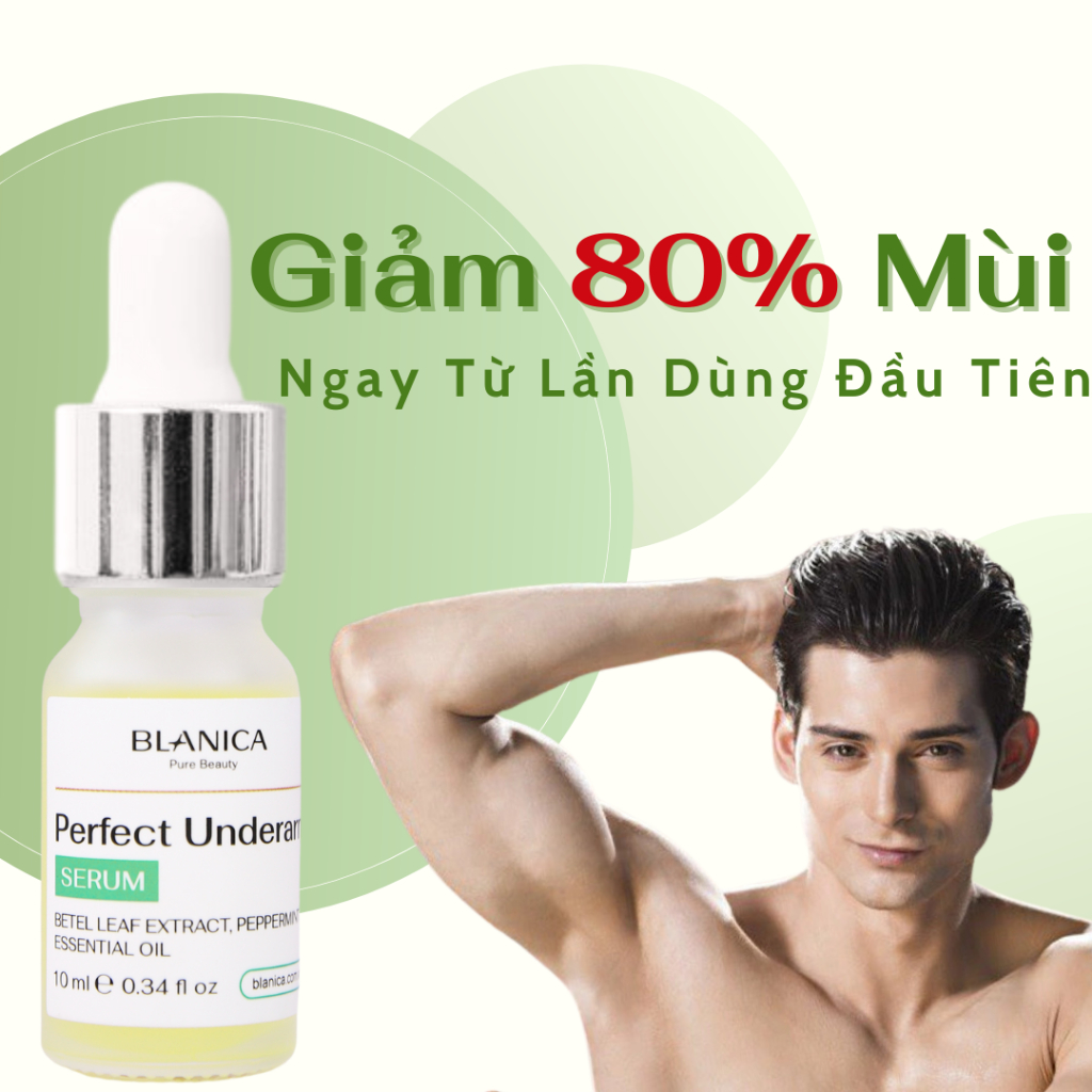 Ảnh Lăn nách dạng serum BLANICA 10ml GIẢM 80% mùi ngay lần đầu sử dụng, giảm thâm nách, ngăn tiết mồ hôi 2
