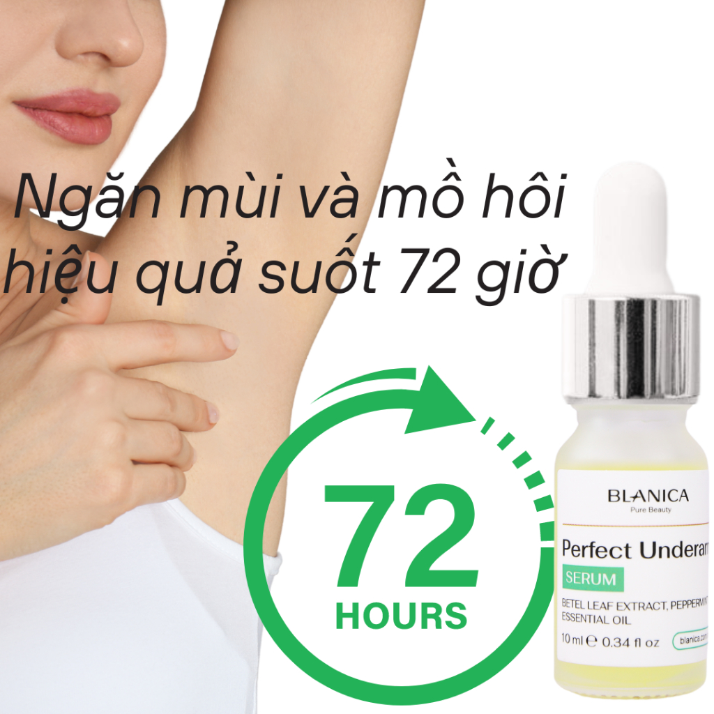 Ảnh Lăn nách dạng serum BLANICA 10ml GIẢM 80% mùi ngay lần đầu sử dụng, giảm thâm nách, ngăn tiết mồ hôi 3